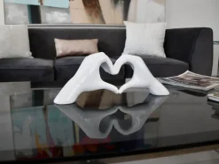 Sacred Love 15cm White Resin Indoor Sculpture