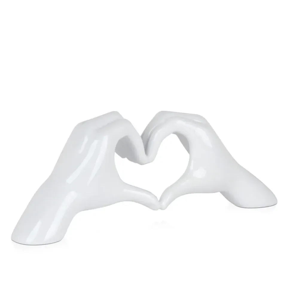 Sacred Love 15cm White Resin Indoor Sculpture