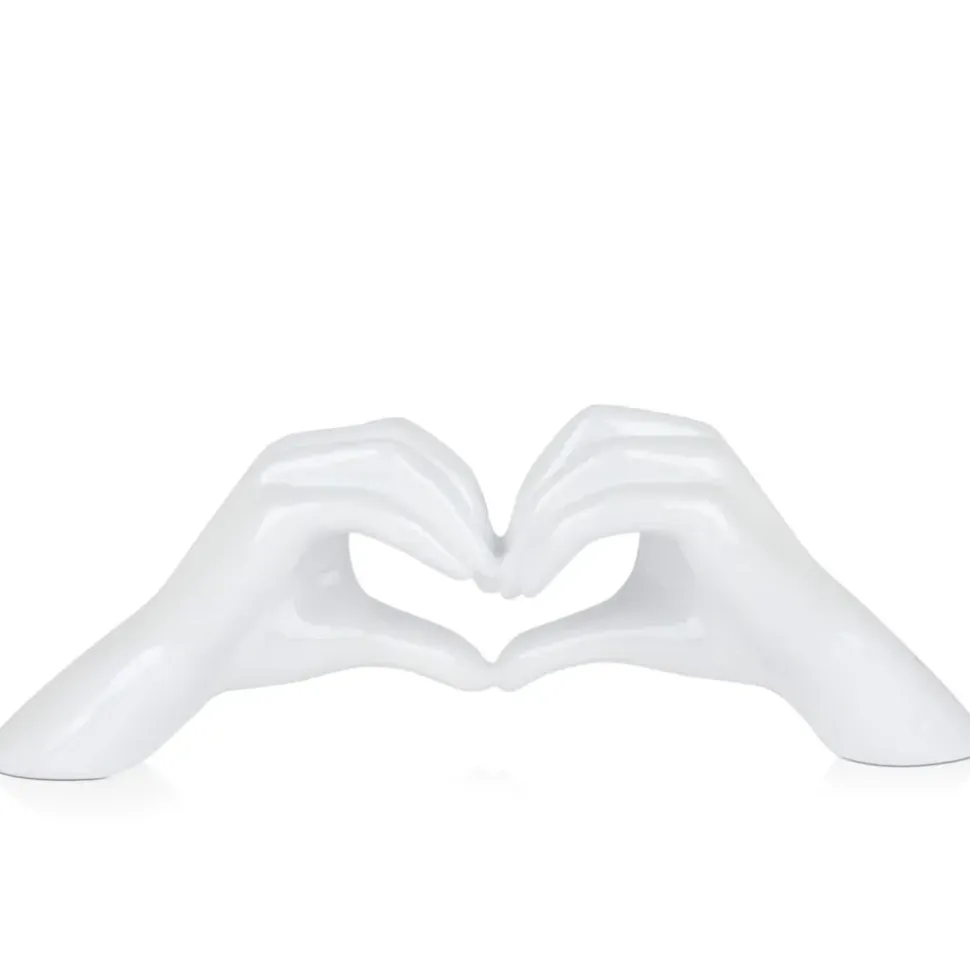 Sacred Love 15cm White Resin Indoor Sculpture