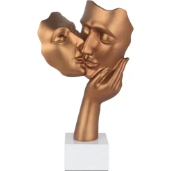 Secret Kiss 50cm Bronze Resin Indoor Sculpture