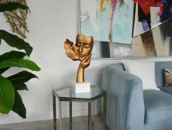 Secret Kiss 50cm Bronze Resin Indoor Sculpture