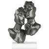 Secret Lovers 57cm Anthracite Resin Indoor Sculpture