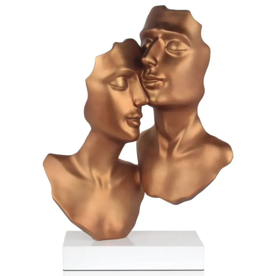 Secret Lovers 57cm Bronze Resin Indoor Sculpture