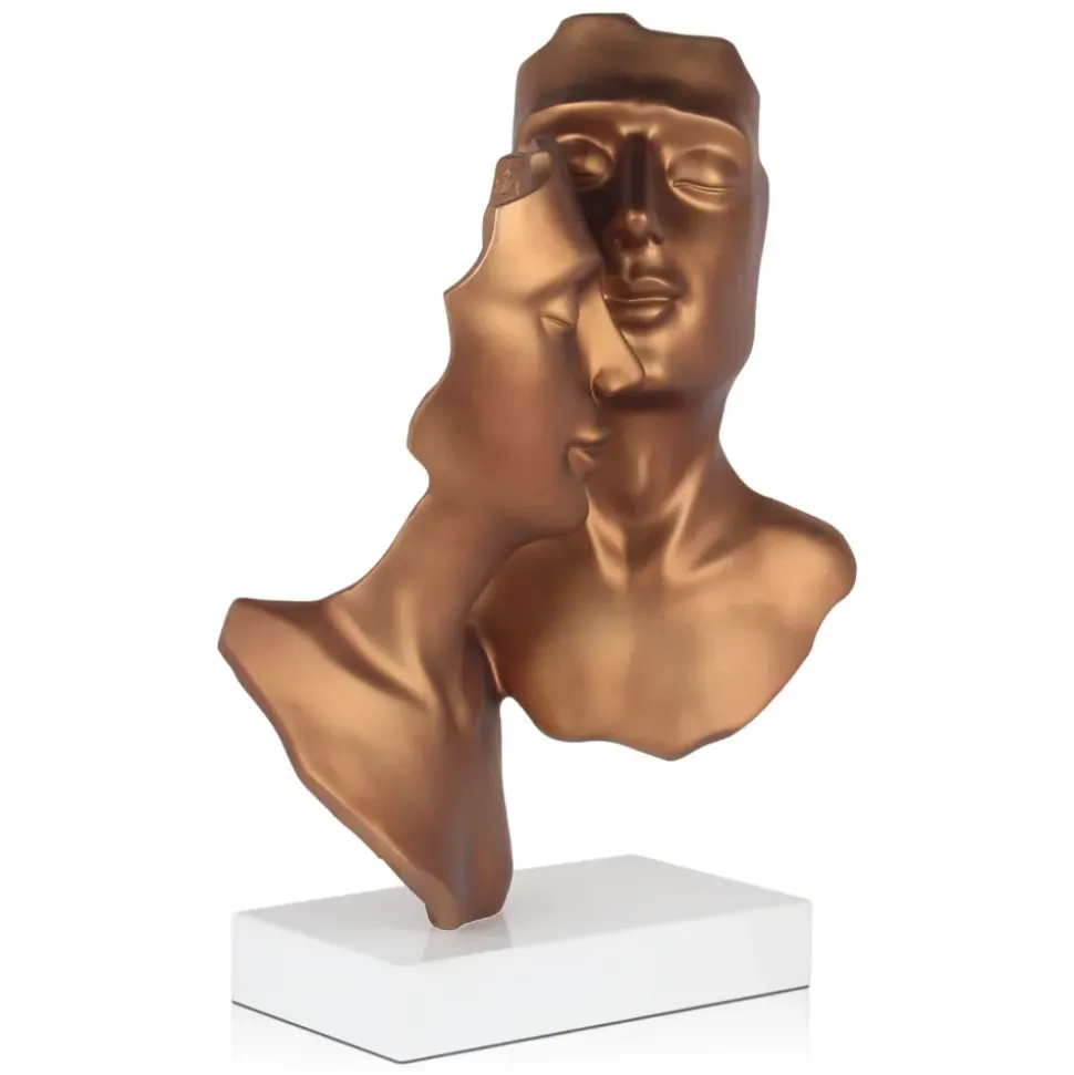 Secret Lovers 57cm Bronze Resin Indoor Sculpture