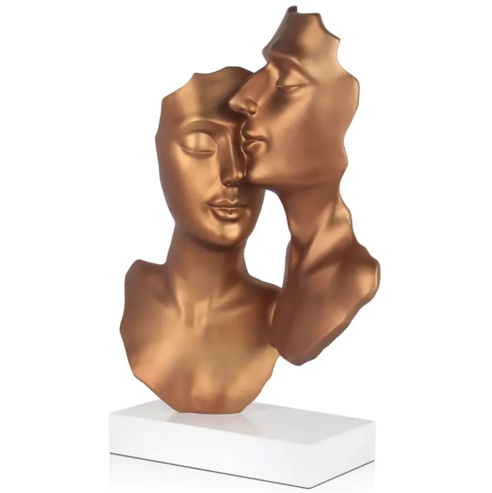Secret Lovers 57cm Bronze Resin Indoor Sculpture