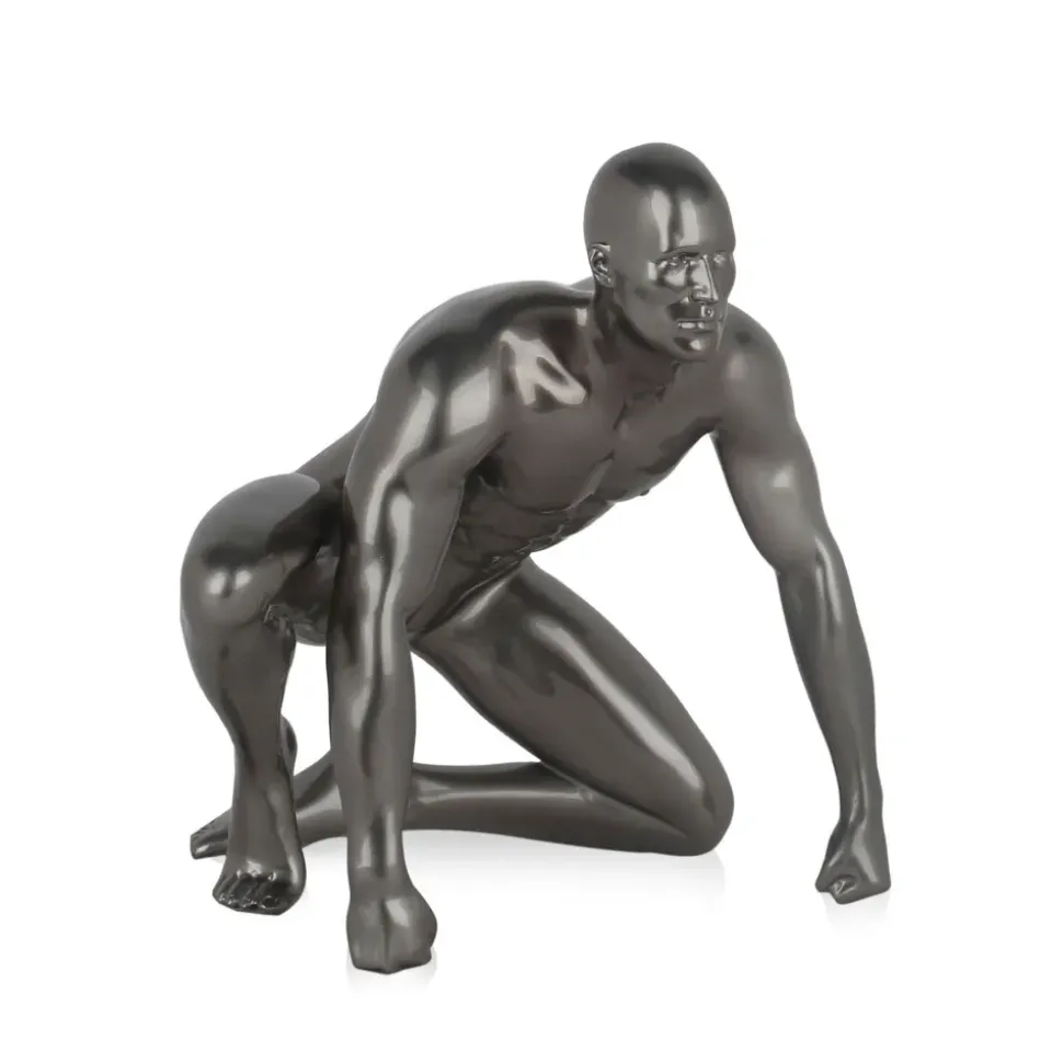Shadow Protector 24cm Anthracite Resin Indoor Sculpture