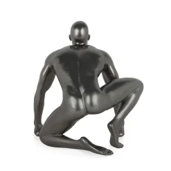 Shadow Protector 24cm Anthracite Resin Indoor Sculpture