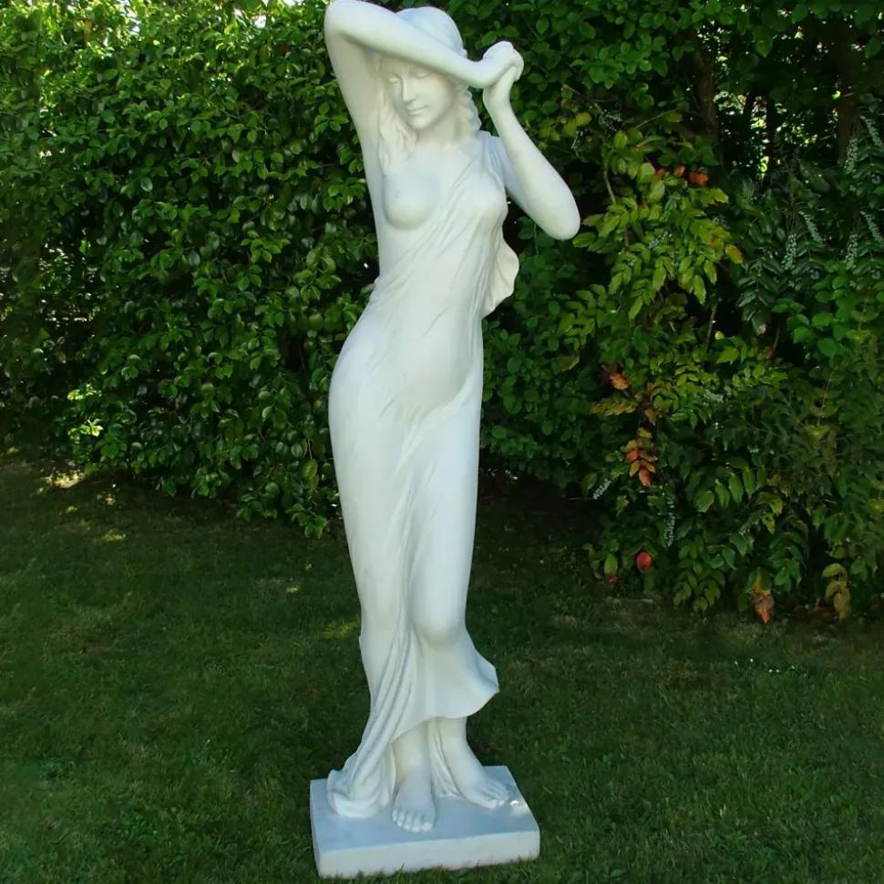 Shy Maiden 155cm Marble Resin Garden Statue