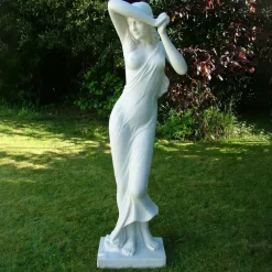 Shy Maiden 155cm Marble Resin Garden Statue