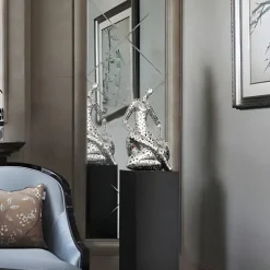 Silent Soul 81cm Silver Metal Indoor Sculpture