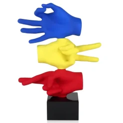 Silent Symbols 48cm Pop Art Resin Indoor Sculpture