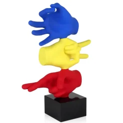 Silent Symbols 48cm Pop Art Resin Indoor Sculpture