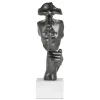 Silent Warrior 48cm Anthracite Resin Indoor Sculpture