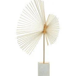 Solar Flare 66cm Gold Metal Indoor Sculpture