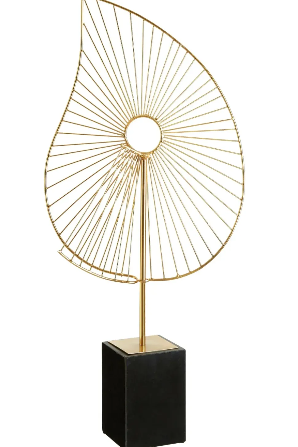 Solar Interlace 70cm Gold Metal Indoor Sculpture