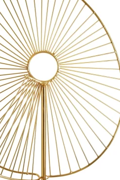 Solar Interlace 70cm Gold Metal Indoor Sculpture