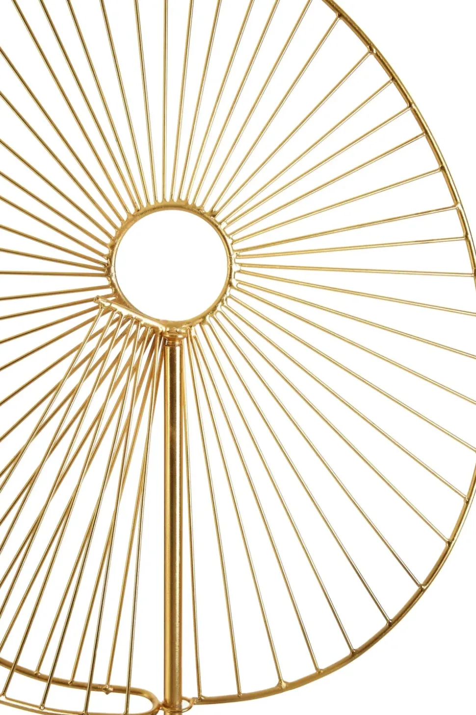 Solar Interlace 70cm Gold Metal Indoor Sculpture
