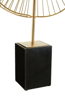 Solar Interlace 70cm Gold Metal Indoor Sculpture
