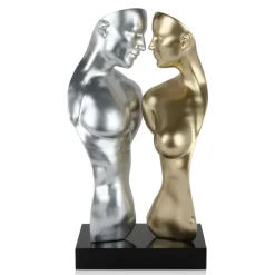 Soul Reflection 60cm Silver Resin Indoor Sculpture