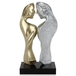Soul Reflection 60cm Silver Resin Indoor Sculpture