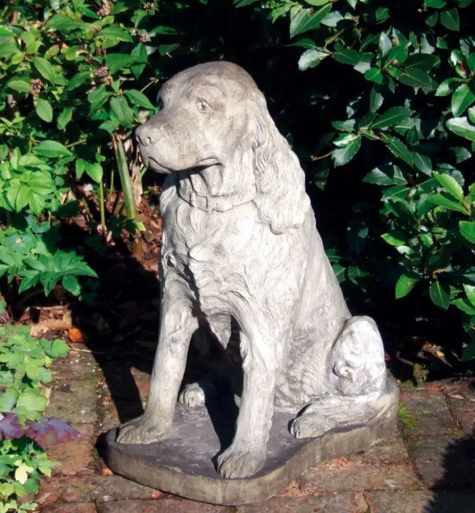 Springer Spaniel Stone Garden Ornament
