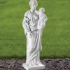 St. Joseph 60cm Marble Resin Garden Statue