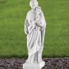 St. Joseph 30cm Marble Resin Garden Statue