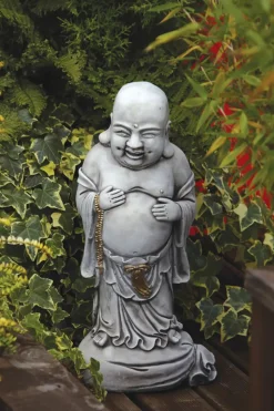 Standing Stone Buddha Garden Ornament