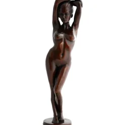 Standing Woman Bronze Indoor Sculpture
