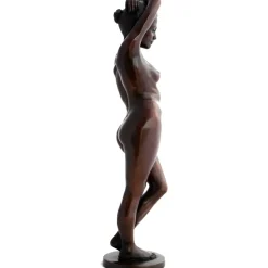 Standing Woman Bronze Indoor Sculpture