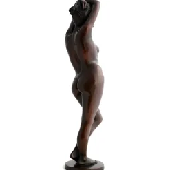 Standing Woman Bronze Indoor Sculpture