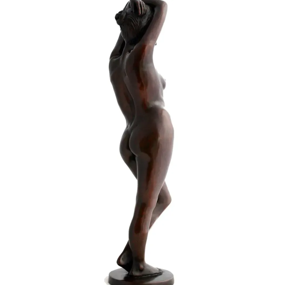 Standing Woman Bronze Indoor Sculpture