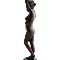 Standing Woman Bronze Indoor Sculpture