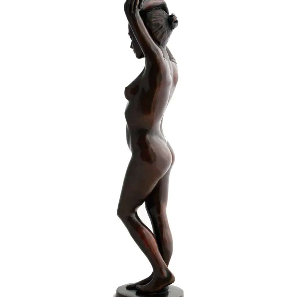 Standing Woman Bronze Indoor Sculpture
