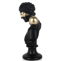 Stealth Titan 35cm Black Resin Indoor Sculpture
