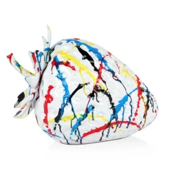 Strawberry Pop 31cm Multicolour Resin Indoor Sculpture
