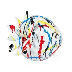 Strawberry Pop 31cm Multicolour Resin Indoor Sculpture