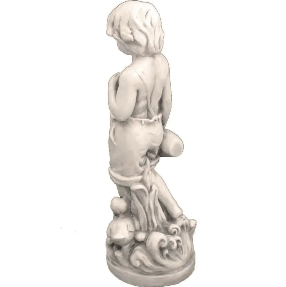 Summer Boy 73cm Stone Resin Garden Statue