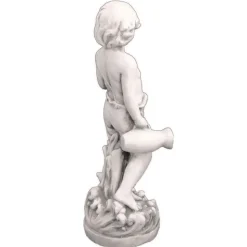 Summer Boy 73cm Stone Resin Garden Statue