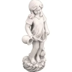Summer Girl 71cm Stone Resin Garden Statue