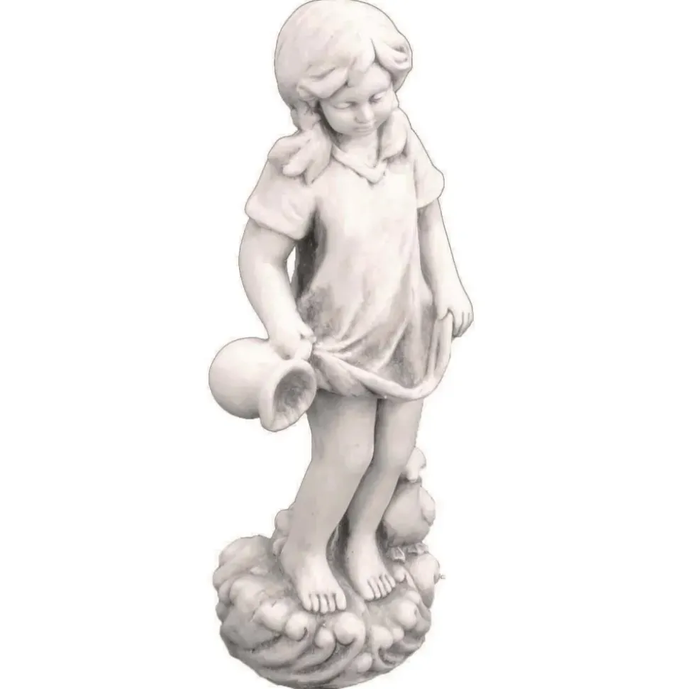 Summer Girl 71cm Stone Resin Garden Statue