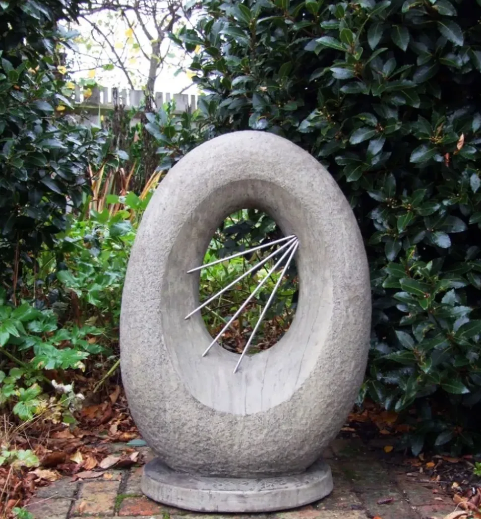 Sunblast Contemporary Stone Garden Sculpture