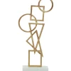 Symbol Ascent 47cm Gold Metal Indoor Sculpture
