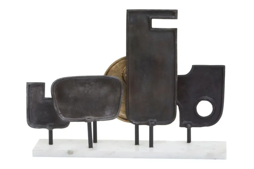 Symbolic 34cm Metal Indoor Sculpture