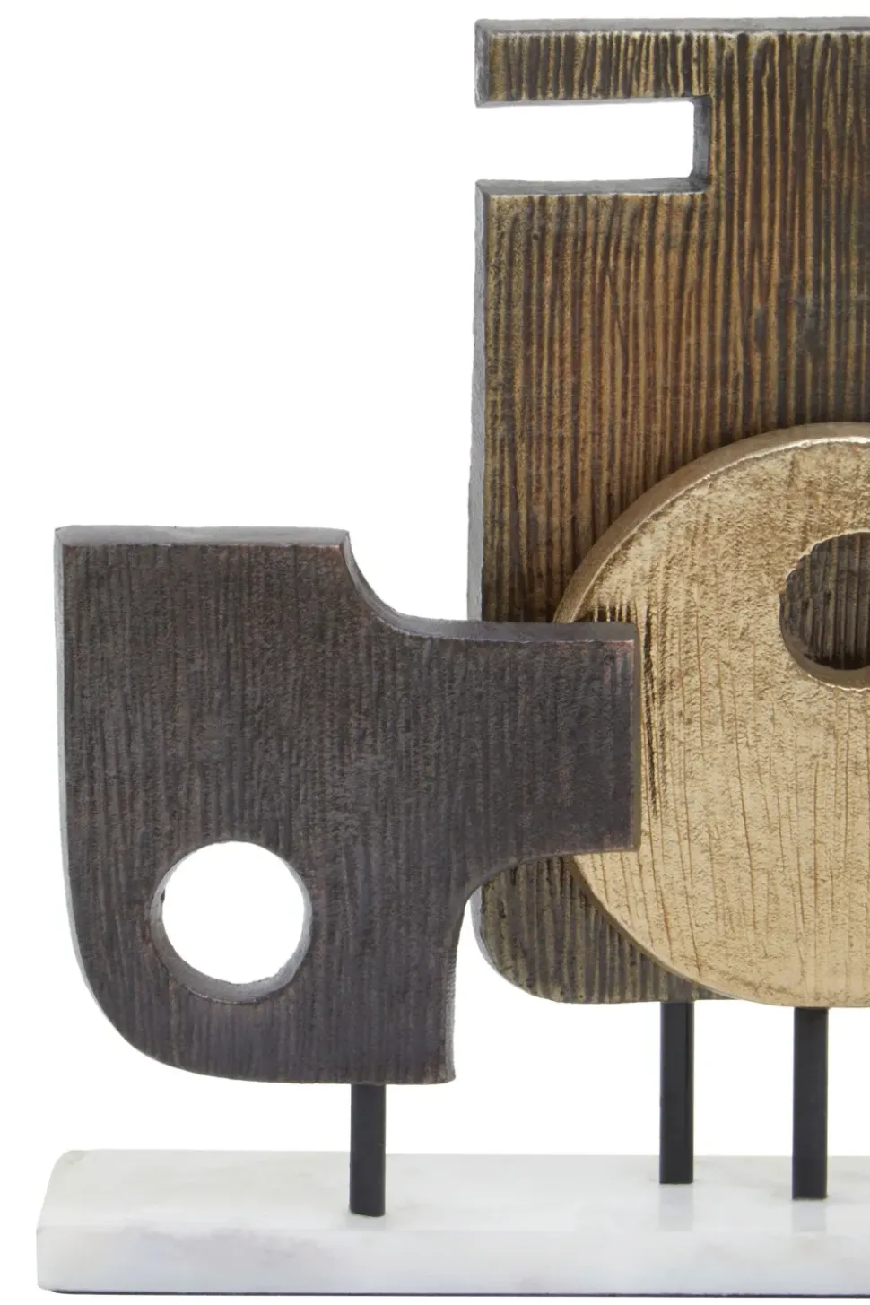 Symbolic 34cm Metal Indoor Sculpture