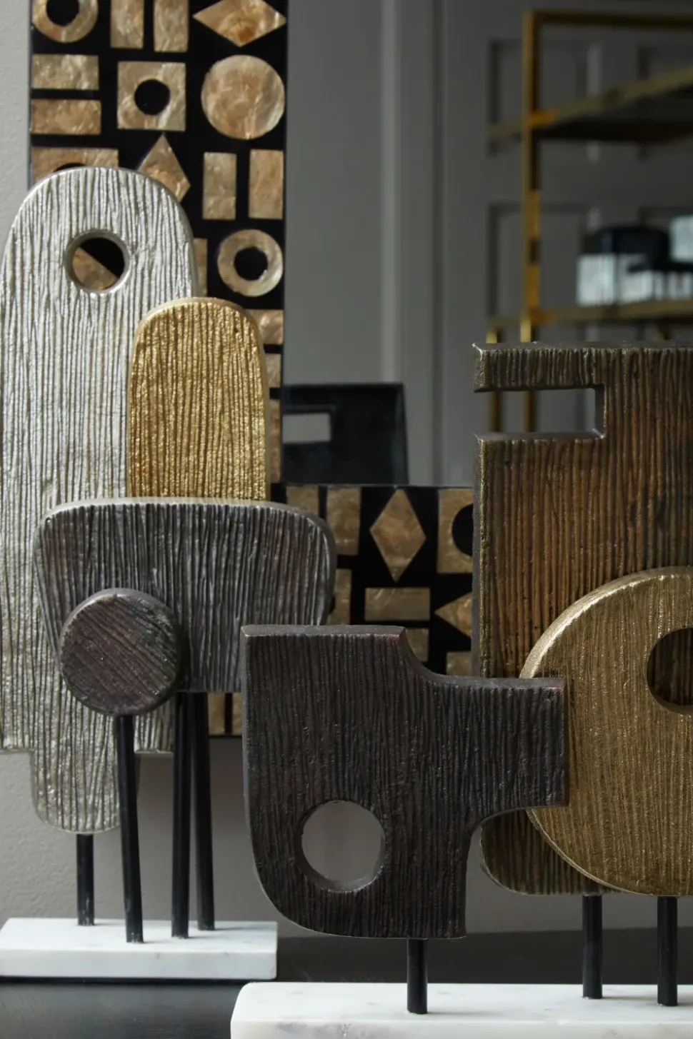 Symbolic 44cm Metal Indoor Sculpture