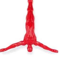 The Diver 55cm Red Resin Wall Sculpture