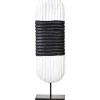 Tic-Tac 60cm Black & White Wood Indoor Sculpture