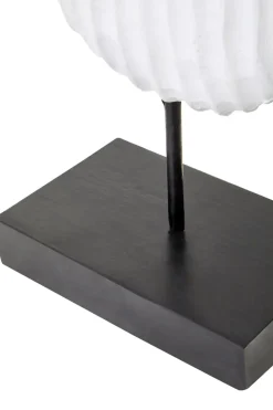 Tic-Tac 60cm Black & White Wood Indoor Sculpture