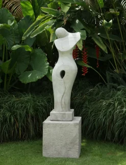 Timeless Contemporary Stone Garden Sculpture